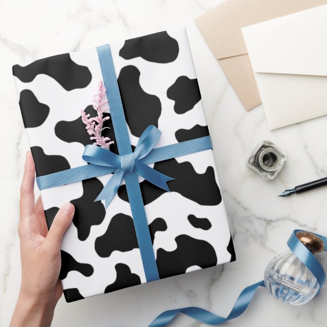 Papel De Regalo Vaquera de estampado de vaca fiesta de animales de (Regalar)