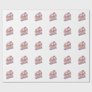 Papel De Regalo Vaquera Unicornio Luna Unicornio Diseño Caprichoso