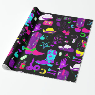 Papel De Regalo vaquero oculto wiccan cowgirl western