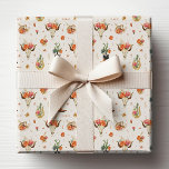 Papel De Regalo Vaquero Rústico Occidental<br><div class="desc">Rústico Papel de envuelto de vaquero occidental. Haz que tus regalos destaquen con este documento de ajuste de Baby Shower occidental. Con un patrón repetido de botas de vaquero acuarelas, cactus y motivos occidentales en tonos desierto neutros, naranjas vibrantes, rosados suaves y acentos de negro y oro, cada paquete se...</div>