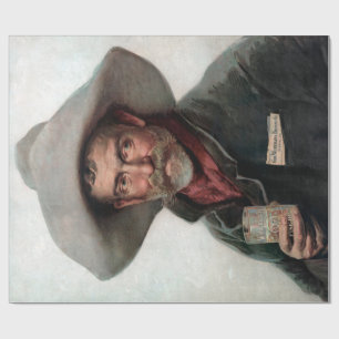 Papel De Regalo Vaqueros Rancheros Vaquero Español Viejo Oeste