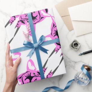 Papel De Regalo Variación de silueta de Bulldog Francés