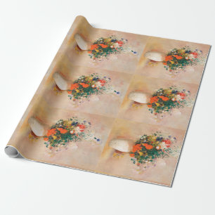 Papel De Regalo Vase de flores por Redon Post-Impresionista