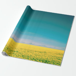 Papel De Regalo Vayamos espera hacia fuera en los campos