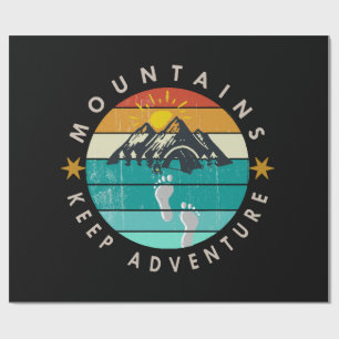 Papel De Regalo Ve al aire libre Mantén la aventura