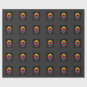 Papel De Regalo Vector Bruja Atardecer Halloween