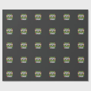 Papel De Regalo Vector de cerveza alegría navideña de vacaciones b