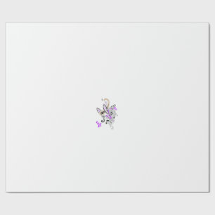 Papel De Regalo Vector de tatuaje de hadas de mariposa - Arte flor