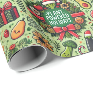 Papel De Regalo Vegan-Friendly Christmas Wrapping Paper