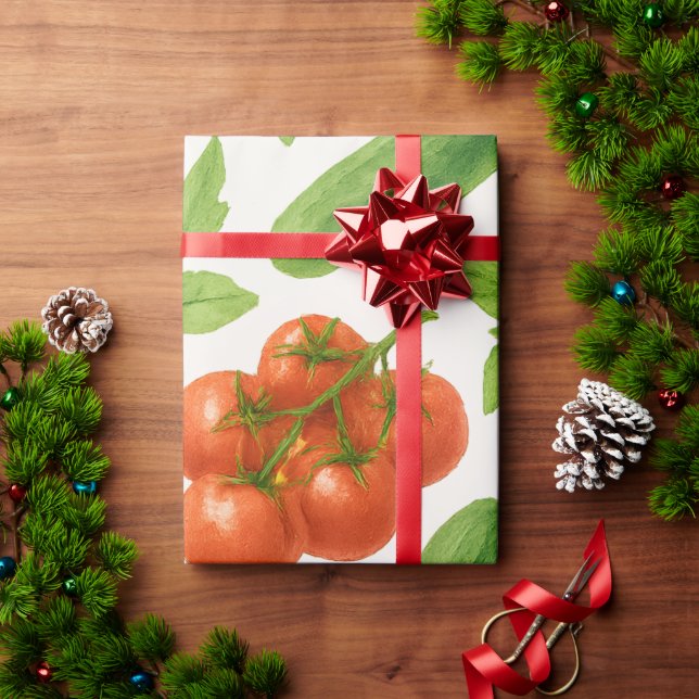 Papel De Regalo Vegetable Garden Wrapping Paper | Kitchen Gift (Regalo de vacaciones)