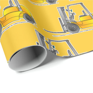 Papel De Regalo Vehículo de construcción del camión de elevaci