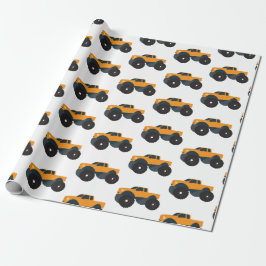 Papel De Regalo Vehículo Monster Truck
