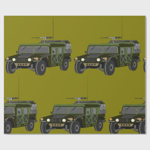 Papel De Regalo Vehículo táctico todoterreno Humvee militar