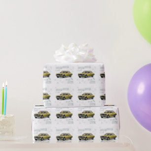 Papel De Regalo Vehículo Vintage BMW