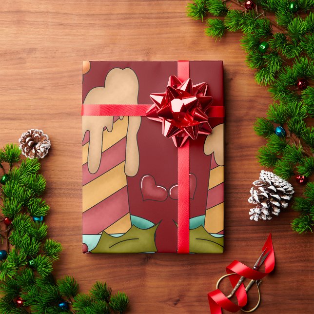 Papel De Regalo Vela navidad (Subido por el creador)
