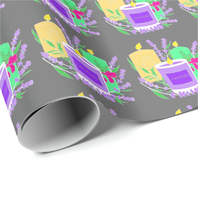Papel De Regalo Velas (Esquina del rollo)