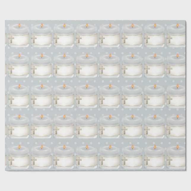 Papel De Regalo Velas de Navidad (Costura)