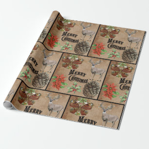 Papel De Regalo Venado de cosecha rusa