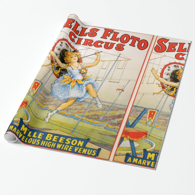 Papel De Regalo Vende circo floto (Desenrollado)