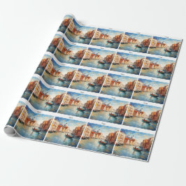Papel De Regalo Venecia pintada, Italia