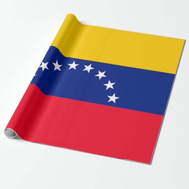 Papel De Regalo Venezuela (Desenrollado)