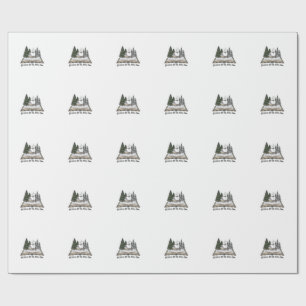 Papel De Regalo Venid Adoremosle Diseño de Libro de Navidad_1