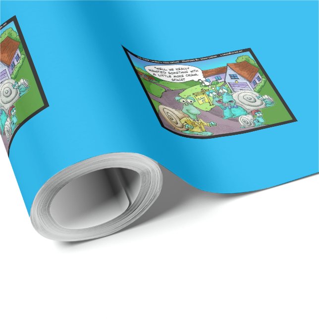 Papel De Regalo Venta de bienes raíces de caracoles Regalos divert (Esquina del rollo)