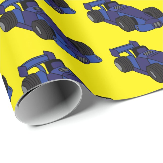 Papel De Regalo Ventilador de pista de carreras de coches de Carre (Esquina del rollo)