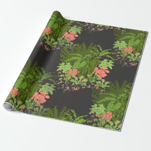 Papel De Regalo venus flytrampa floral