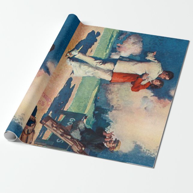 Papel De Regalo Verano SUPERIOR del tango (Desenrollado)