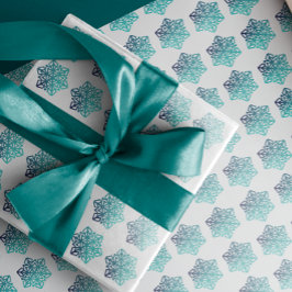 Papel De Regalo Verde azul gradiente,Papel de envolvimiento de cop