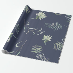 Papel De Regalo Verde floral
