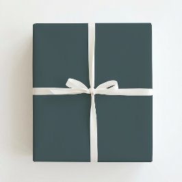 Papel De Regalo Verde oscuro festivo 