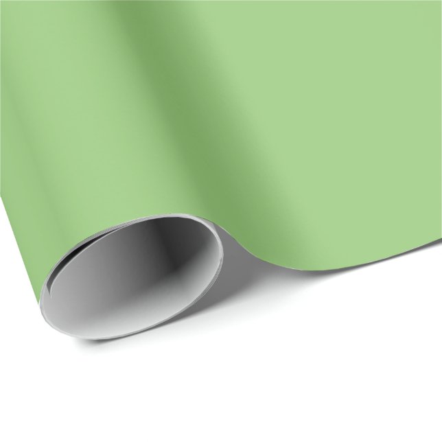 Papel De Regalo Verde Pastel (Esquina del rollo)