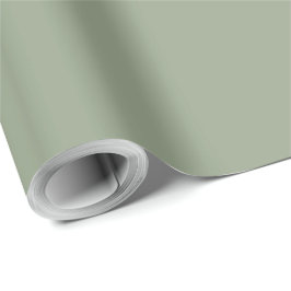 Papel De Regalo Verde Salvia 