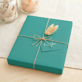 Papel de Regalo Verde Sólido Bajo el Mar