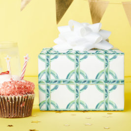 Papel De Regalo Verde y azul