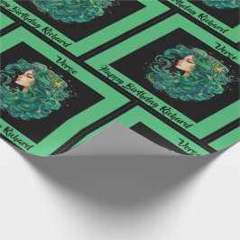 Papel De Regalo Vergo Añadir nombre Cumpleaños Regalo de Horóscopo