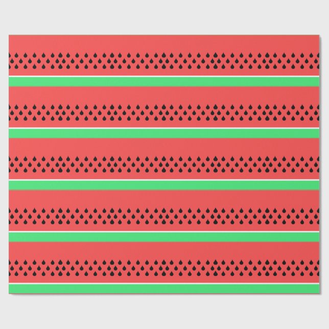 Papel De Regalo vertimiento de fruta de la sandía (Superficie plana)