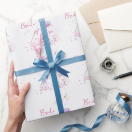 Papel De Regalo Vestido Boda de ducha de novia