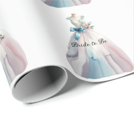 Papel De Regalo Vestido de novia para despedida de soltera Novia p