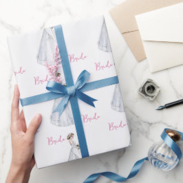 Papel De Regalo Vestido de novia para fiesta de regalos