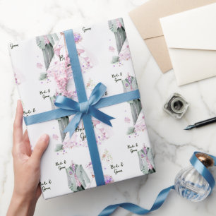 Papel De Regalo Vestido y traje Boda de novia y de Groom