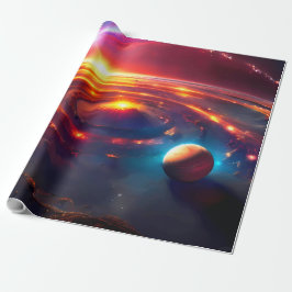 Papel De Regalo Vía Láctea Galaxia Universo
