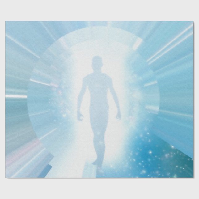 Papel De Regalo Viajar a través del espacio y el tiempo (Superficie plana)