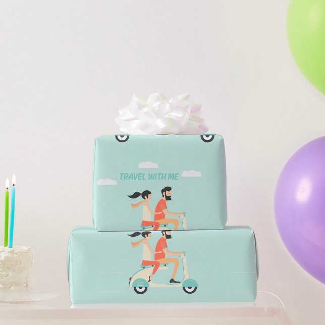 Papel De Regalo Viajar conmigo (Subido por el creador)