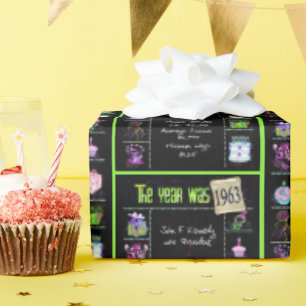 Papel De Regalo Viaje de cumpleaños de 1963