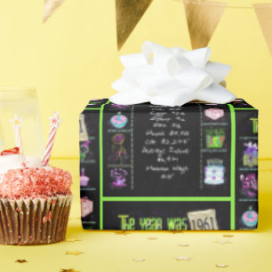 Papel De Regalo Viaje del año de los cumpleaños 1961