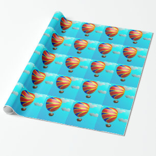 Papel De Regalo Viaje en globo aerostático