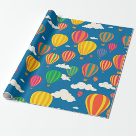 Papel De Regalo Viaje feliz  por las Nubes 